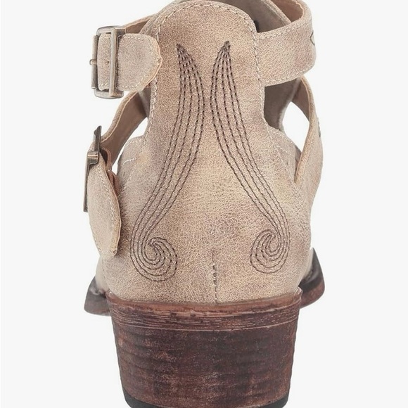 ROPER Womens Willa Embroidery Snip Toe Casual Boots Ankle
Low Heel 1-2" - Brown - Picture 5 of 6